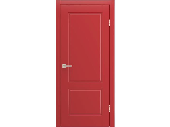 Дверь межкомнатная "TESSORO" RAL 3028 Красный эмаль глухая 200*70