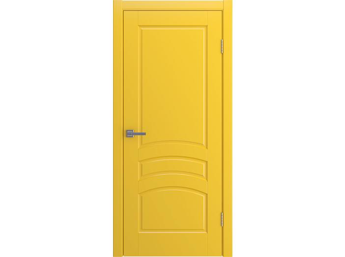 Дверь межкомнатная "VENEZIA" RAL 1018 Желтая эмаль глухая 190*60