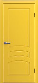 Дверь межкомнатная "VENEZIA"  Желтая эмаль глухая