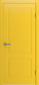 Дверь межкомнатная "VERONA"  Желтая эмаль глухая