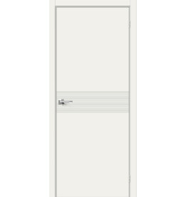 Дверь межкомнатная Граффити-23 Эмаль, Whitey, глухая, каркасно-щитовая