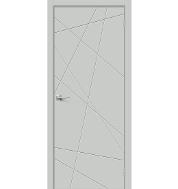 Дверь межкомнатная Граффити-5 Эмаль, Grace, глухая, без стекла, каркасно-щитовая