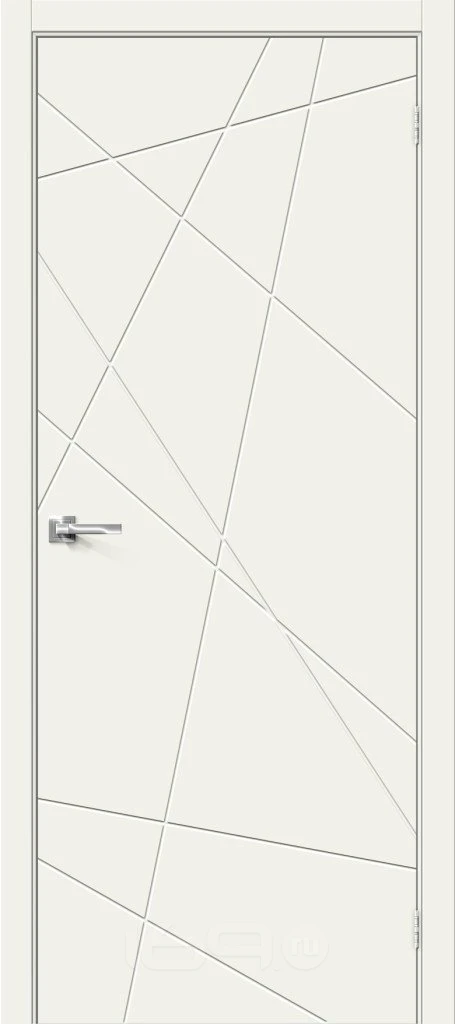 ДверьмежкомнатнаяГраффити-5ЭмальWhitey,глухая,кромканет,каркасно-щитовая