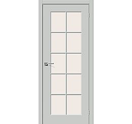 Дверь межкомнатная Скинни-11.1 Эмаль, Grace, остекленная, magic fog, скиновая