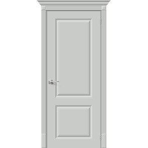 Дверь межкомнатная Скинни-12 Эмаль Grace, без декора, глухая, без стекла, скиновая