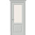Дверь межкомнатная Скинни-13 Эмаль Grace, без декора, остекленная, white сrystal, скиновая