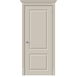 Дверь межкомнатная Скинни-12 Эмаль, Creamy, глухая, скиновая