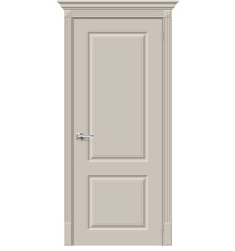 Дверь межкомнатная Скинни-12 Эмаль, Creamy, глухая, скиновая