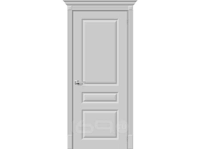 Дверь межкомнатная Скинни-14 Эмаль Grace, без декора, глухая, без стекла, скиновая