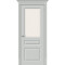 Дверь межкомнатная Скинни-15.1 Эмаль, Grace, остекленная, white сrystal, скиновая