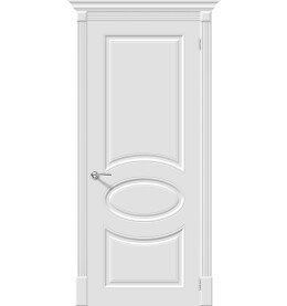 Дверь межкомнатная Скинни-20 Эмаль, Whitey, глухая, скиновая