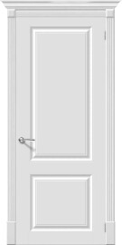 Дверь межкомнатная Скинни-12 Эмаль, Whitey, глухая, без стекла, скиновая