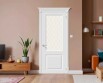 Дверь К Скинни-13 Whitey White Сrystal 200*80