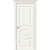 Дверь межкомнатная Скинни-20 Эмаль Whitey, без декора, глухая, без стекла, скиновая