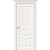Дверь межкомнатная Скинни-21 Эмаль Whitey, без декора, остекленная, white сrystal, скиновая