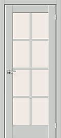 Дверь межкомнатная «Прима-11.1» Grey Matt остекление Magic Fog