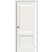 ДП ЭМА Прима-3 White Matt White Сrystal 200*90