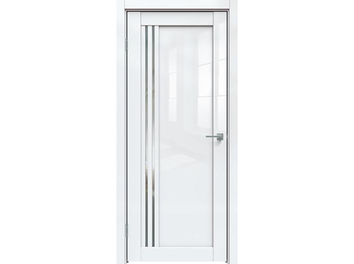 ДП  "Gloss-604" Белый глянец Зеркало 200х80
