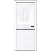 tumb 2 - ДП Gloss-710 Белый глянец  200*80, кромка-чёрная матовая