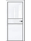 tumb 1 - ДП Gloss-710 Белый глянец  200*80, кромка-чёрная матовая