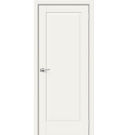 Дверь межкомнатная Прима-10 Хард Флекс White Mix, глухая, кромка нет, царговая