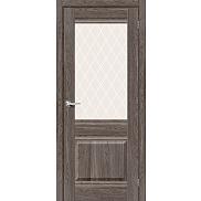 Дверь межкомнатная «Прима-3» Ash Wood Белое художественное сатинато