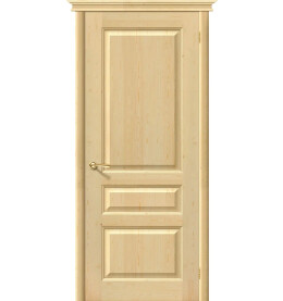 Дверь межкомнатная М5 Массив, Под покраску, глухая, филенчатая