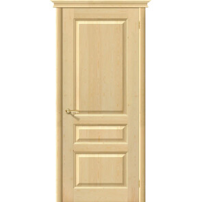 Дверь межкомнатная М5 Массив Под покраску, глухая, филенчатая