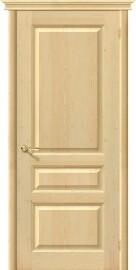 Дверь межкомнатная М5 Массив, Под покраску, глухая, филенчатая