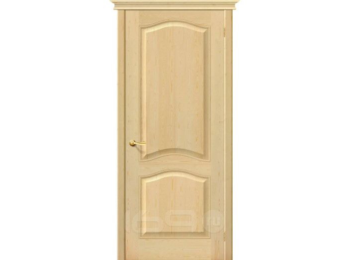 Дверь межкомнатная М7 Массив, Под покраску, глухая, филенчатая