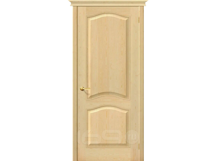 Дверь межкомнатная М7 Массив, Под покраску, глухая, филенчатая