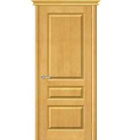 Дверь межкомнатная М5 Массив, Т-04 (Медовый), глухая, филенчатая