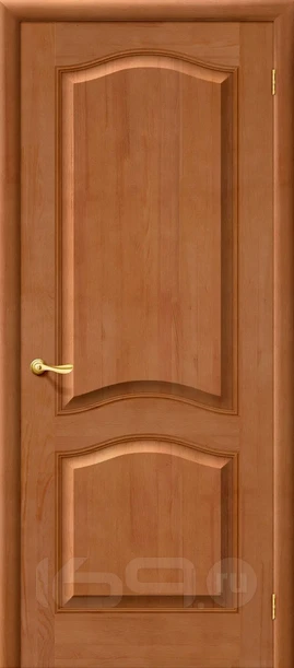 ДверьмежкомнатнаяМ7МассивТ-05(СветлыйЛак),глухая,царговая