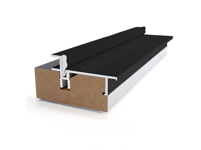 Коробка Инвизибл Инсайд Браво AL Черный для ДП:200*90 Лев.