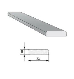 Притворная планка ЭМА (полуночный синий) МДФ 2070*32*10