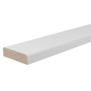 Притворная планка Л Л-14 (Белый) МДФ 2000*30*8