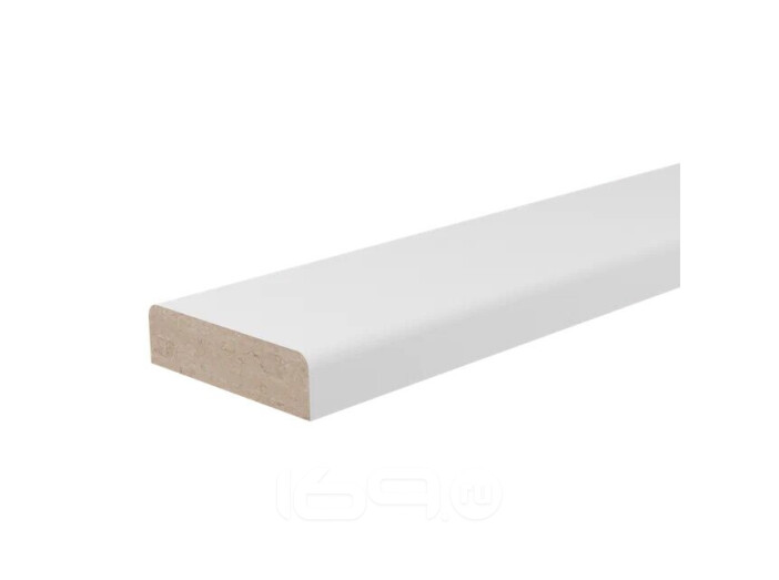 Притворная планка ПЭТ White Silk МДФ 2000*30*8