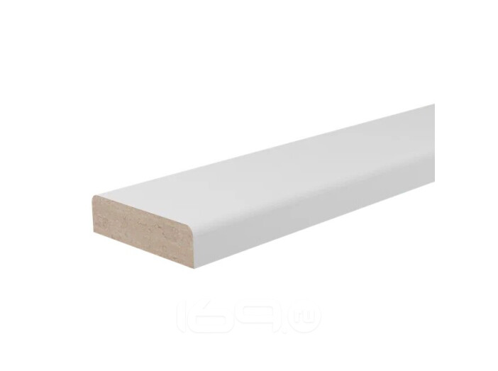 Притворная планка ПВХ П-23 (Белый) МДФ 2000*30*8