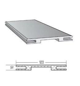 Добор "T" ЭМА (полуночный синий) МДФ 2070*120*10