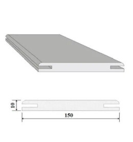 Добор "T" ЭМА (полуночный синий) МДФ 2070*150*10