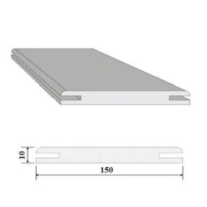 Добор "T" ЭМА (полуночный синий) МДФ 2070*150*10