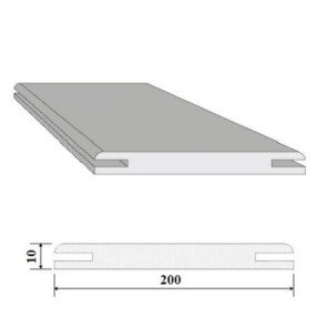 Добор "T" ЭМА (полуночный синий) МДФ 2070*200*10