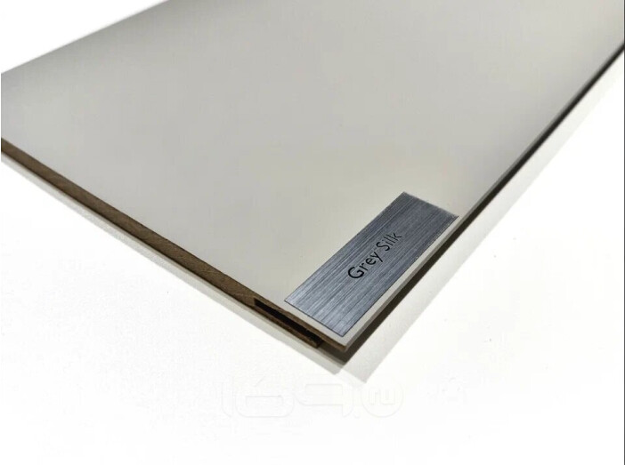 Добор "Т" ПЭТ Grey Silk МДФ 2070*200*8