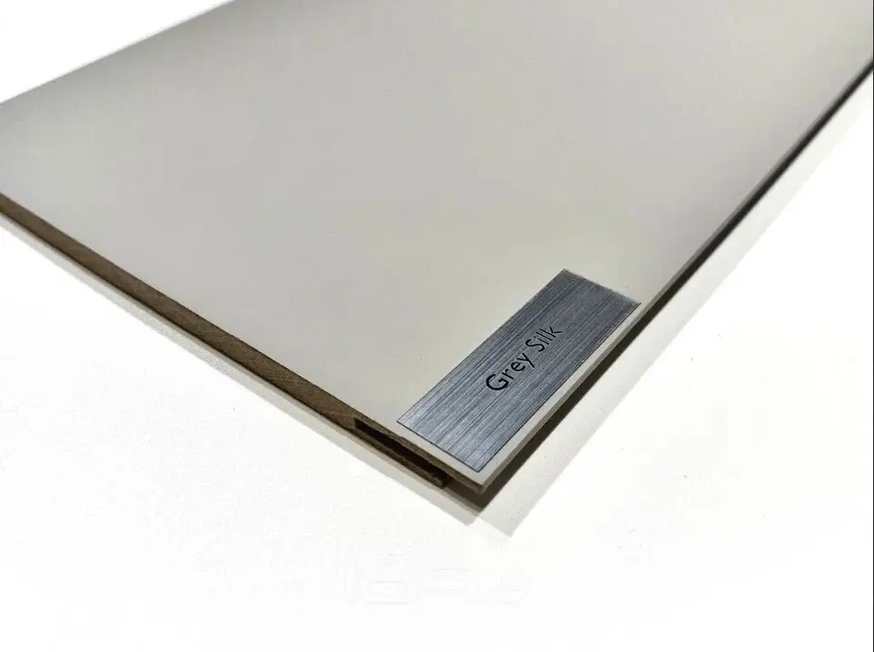 Добор "Т" ПЭТ Grey Silk МДФ 2070*200*8