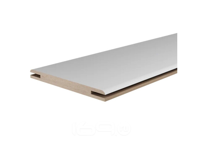 Добор телескопический Флекс Эмаль Shellac White МДФ 2370*120*8