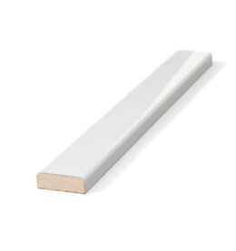 Притворная планка 10х30x2070 мм, Серый сатин