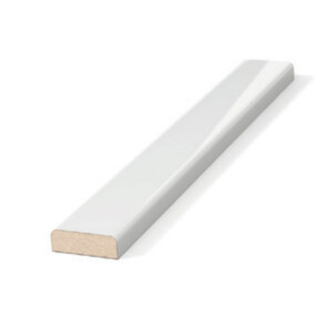 Притворная планка 10х30x2070 мм, Серый сатин