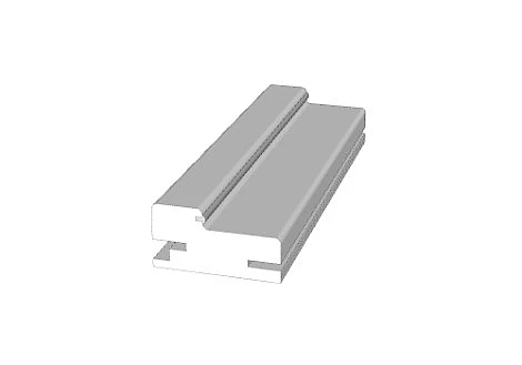 Коробка "Т" ПВХ  МДФ 2070х75х32  (у.п).Шелл грей