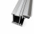 Комплект коробки Invisible 2200/1000-59*44 (LR), кромка-матовый хром, (AGB)