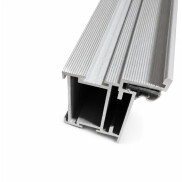 Комплект коробки Invisible 2400/1000-59*44 (L), кромка-матовый хром, (AGB)